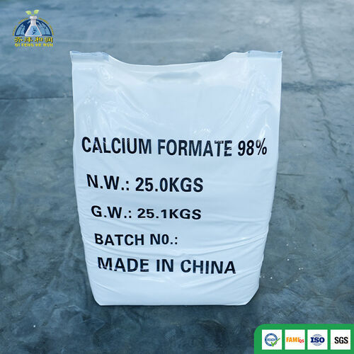 How to determine the appropriate dosage of calcium formate in feed?